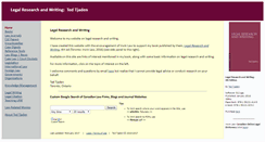 Desktop Screenshot of legalresearchandwriting.ca