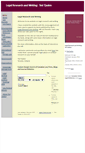 Mobile Screenshot of legalresearchandwriting.ca